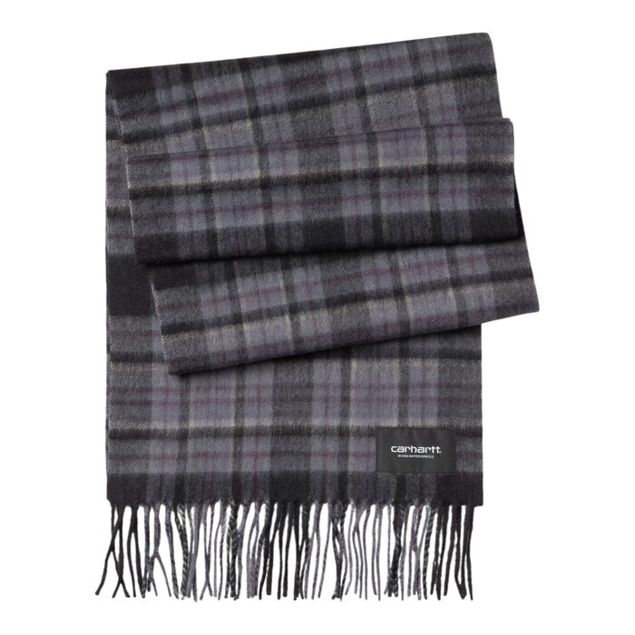 Carhartt WIP Parson Scarf - Parson Check/Shady Purple