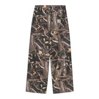 Carhartt WIP Fletcher Pant - Camo Feather Tree/Black Rinsed