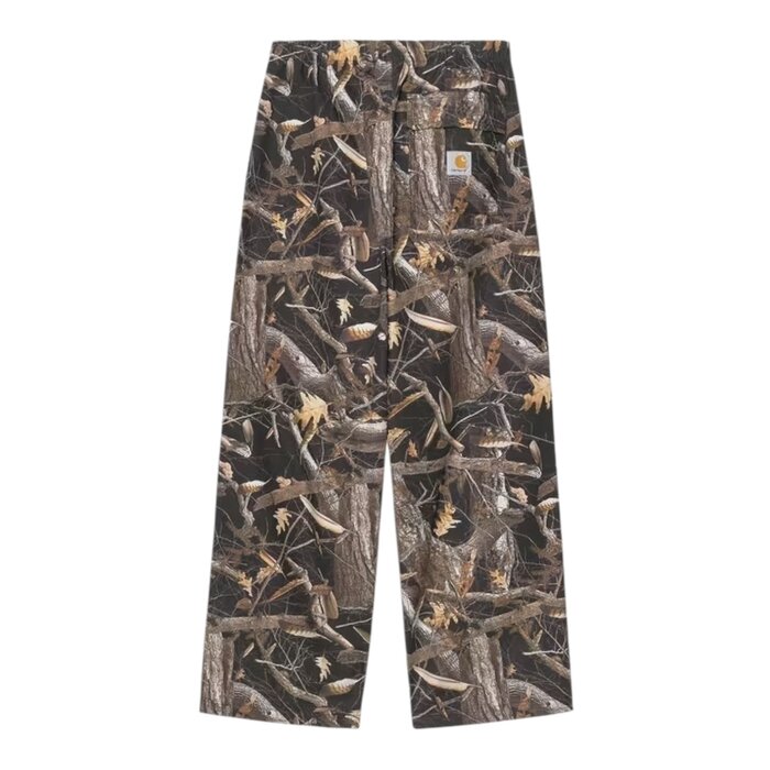 Carhartt WIP Fletcher Pant - Camo Feather Tree/Black Rinsed