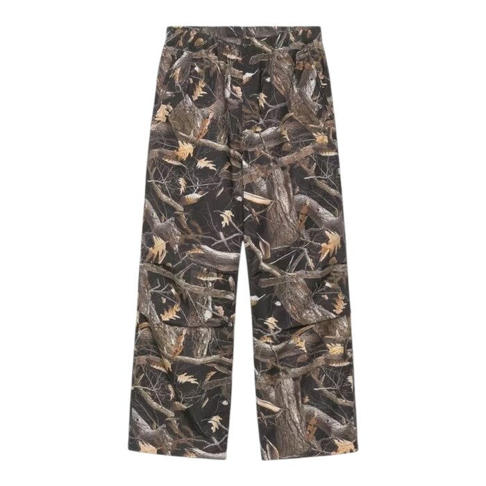 Carhartt WIP Fletcher Pant - Camo Feather Tree/Black Rinsed