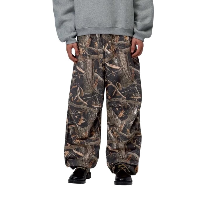 Carhartt WIP Fletcher Pant - Camo Feather Tree/Black Rinsed