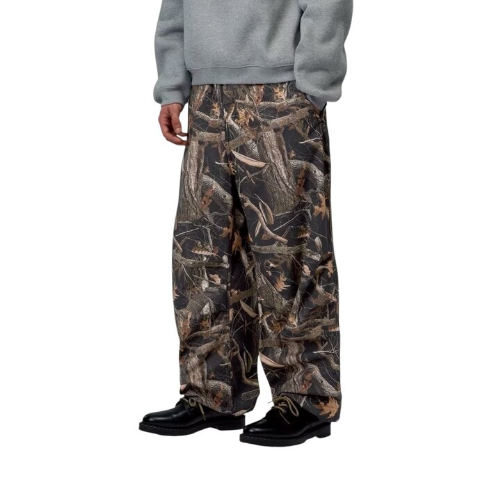 Carhartt WIP Fletcher Pant - Camo Feather Tree/Black Rinsed