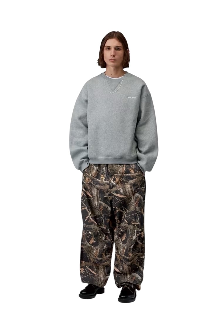 Carhartt WIP Fletcher Pant - Camo Feather Tree/Black Rinsed