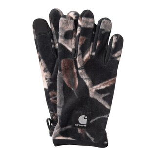 Carhartt WIP Blevin Gloves - Camo Feather Tree/Black