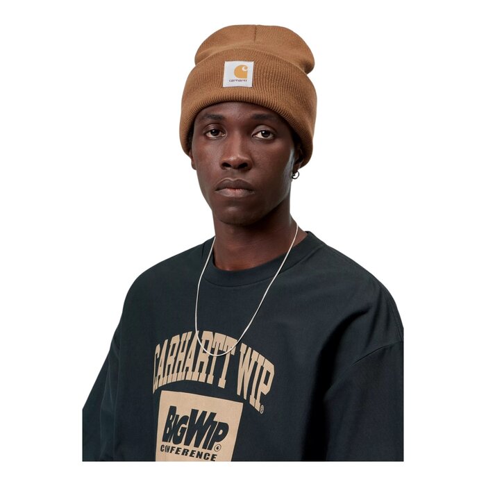 Carhartt WIP Acrylic Watch Hat - WIP H Brown