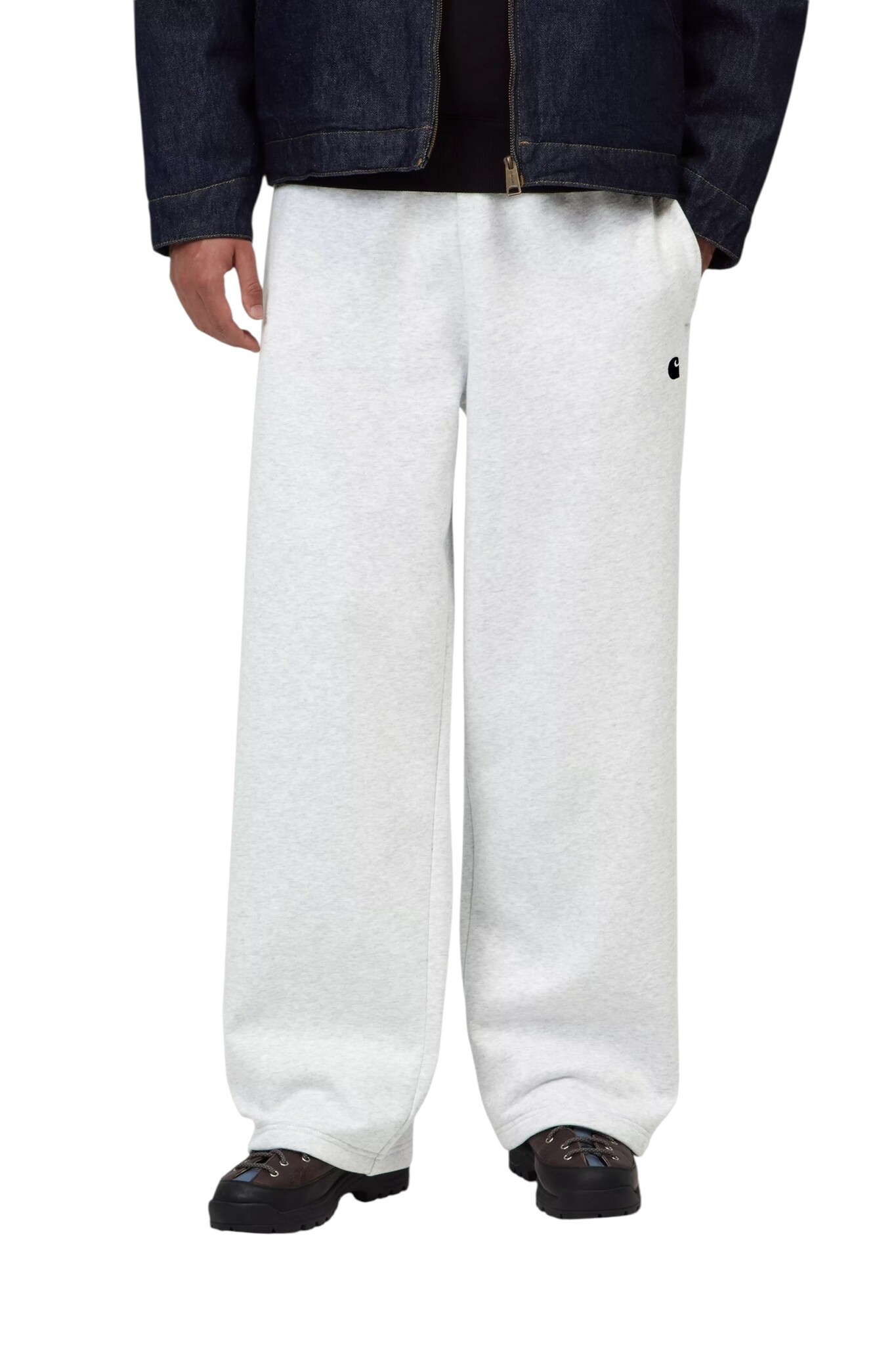 Carhartt WIP Mack Sweat Pant - Ash Heather/Black
