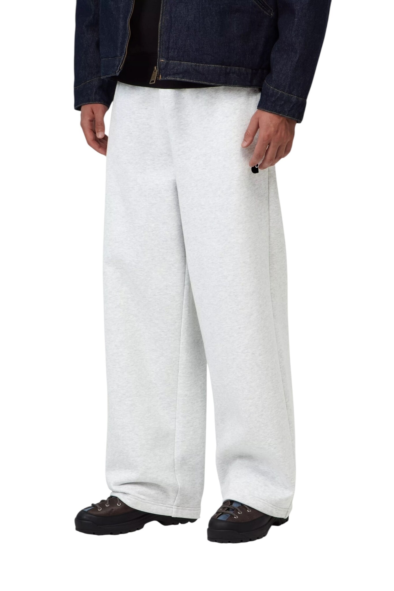 Carhartt WIP Mack Sweat Pant - Ash Heather/Black