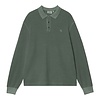 L/S Waffle Rugby Shirt - Dark Scarab (Garment Dyed)