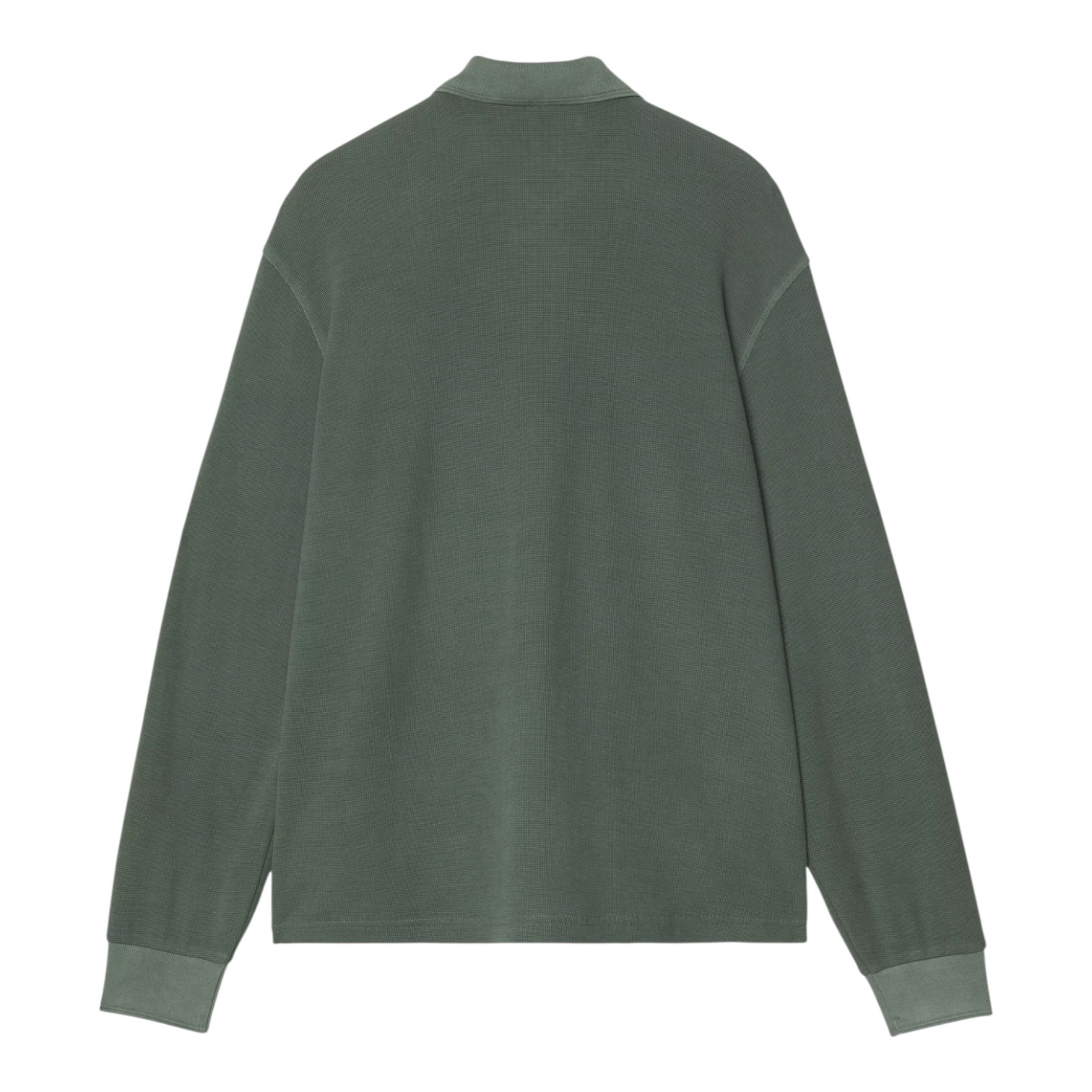 Carhartt WIP L/S Waffle Rugby Shirt - Dark Scarab (Garment Dyed)