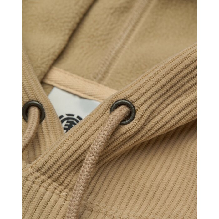 Element Lowcase Corduroy Hoodie - Humus