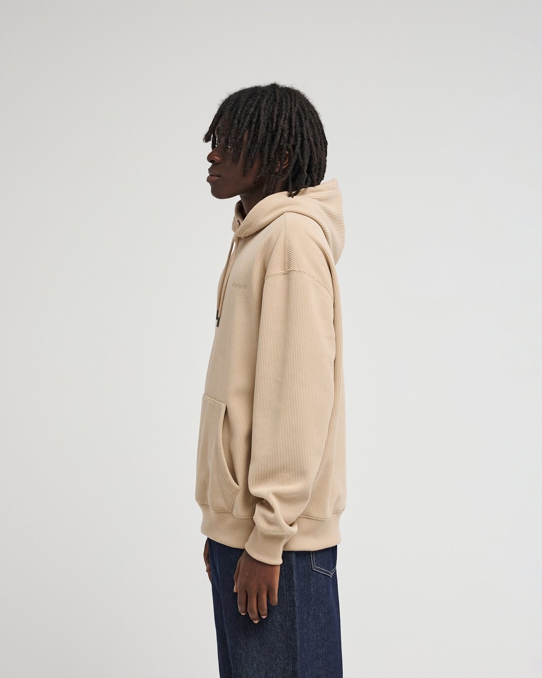 Element Lowcase Corduroy Hoodie - Humus