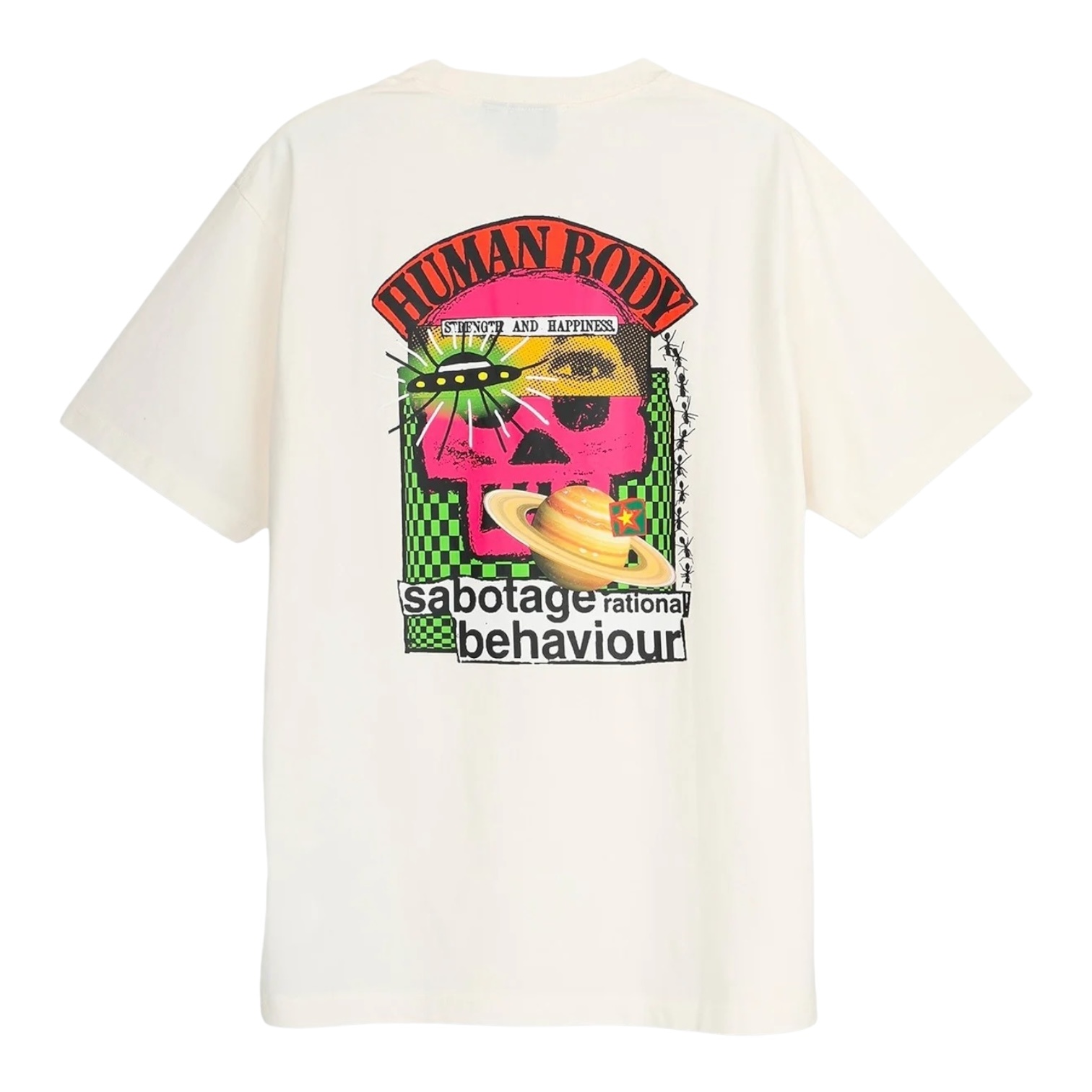 Vans Checkerboard Behaviour S/S T-Shirt - Egret
