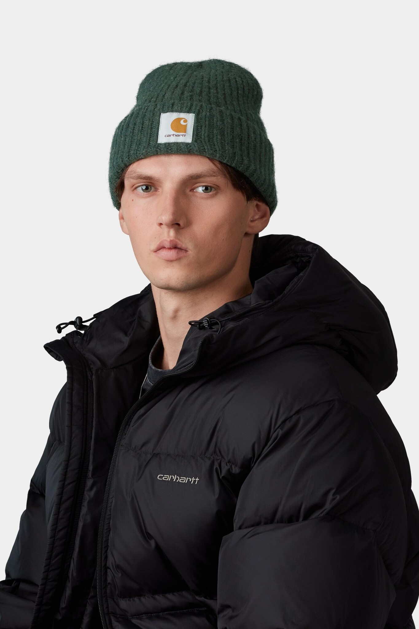 Carhartt WIP Anglistic Beanie - Speckled Dark Scarab