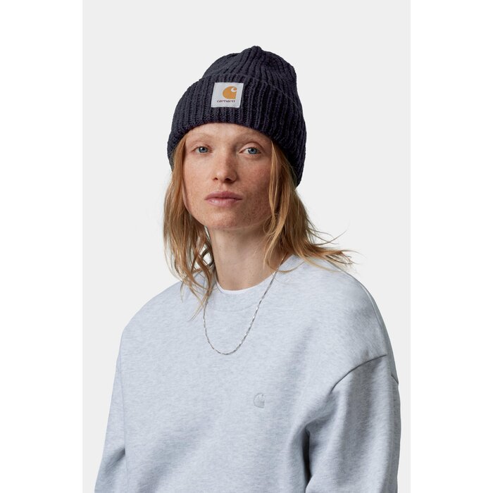 Carhartt WIP Anglistic Beanie - Speckled Dark Navy