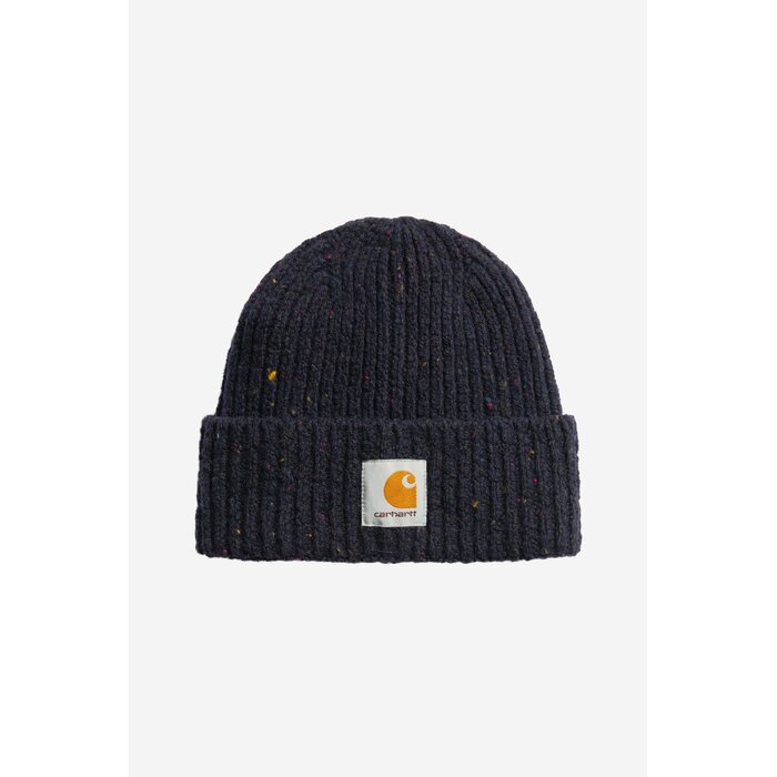 Carhartt WIP Anglistic Beanie - Speckled Dark Navy