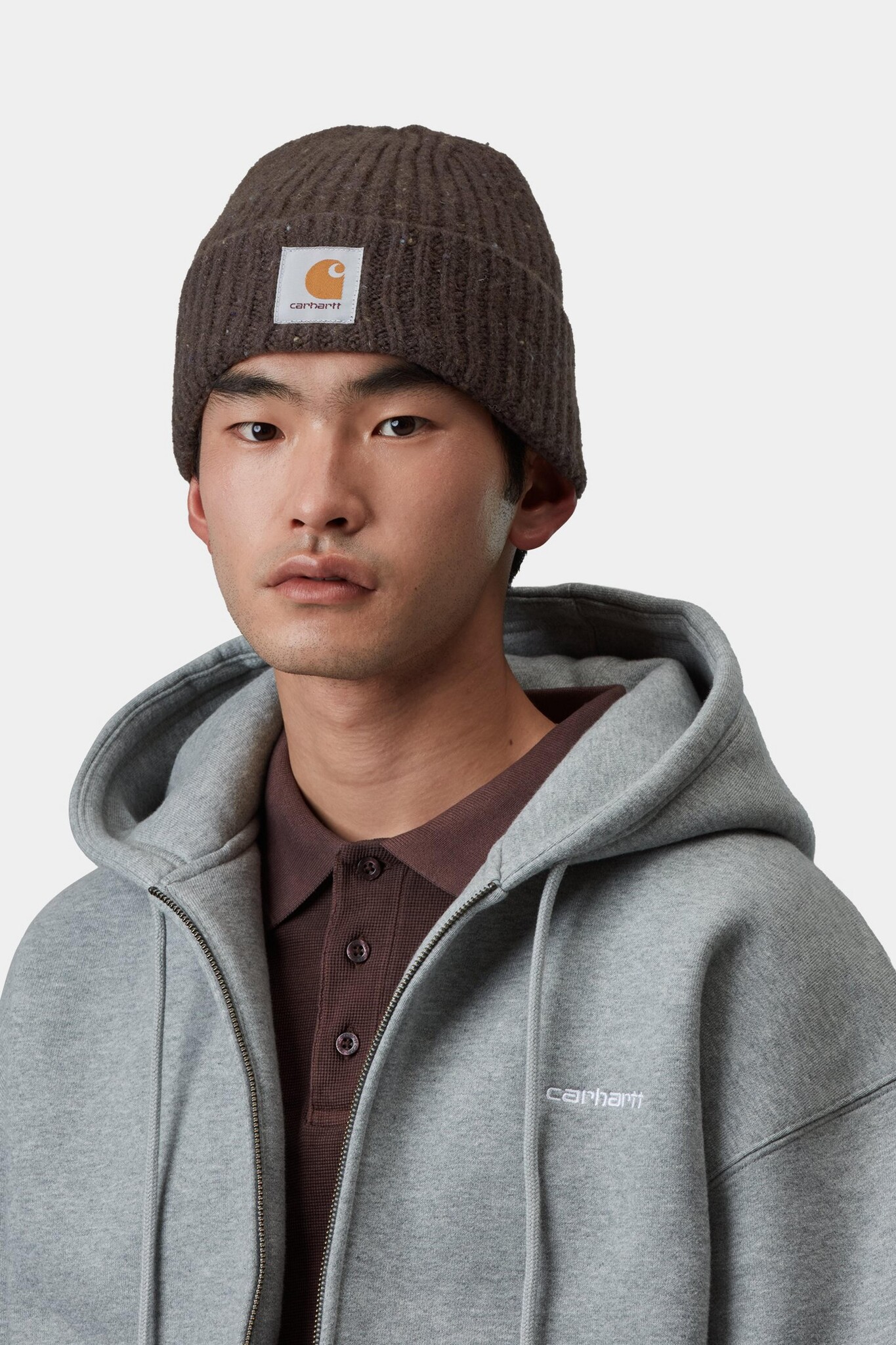 Carhartt WIP Anglistic Beanie - Speckled Tobacco