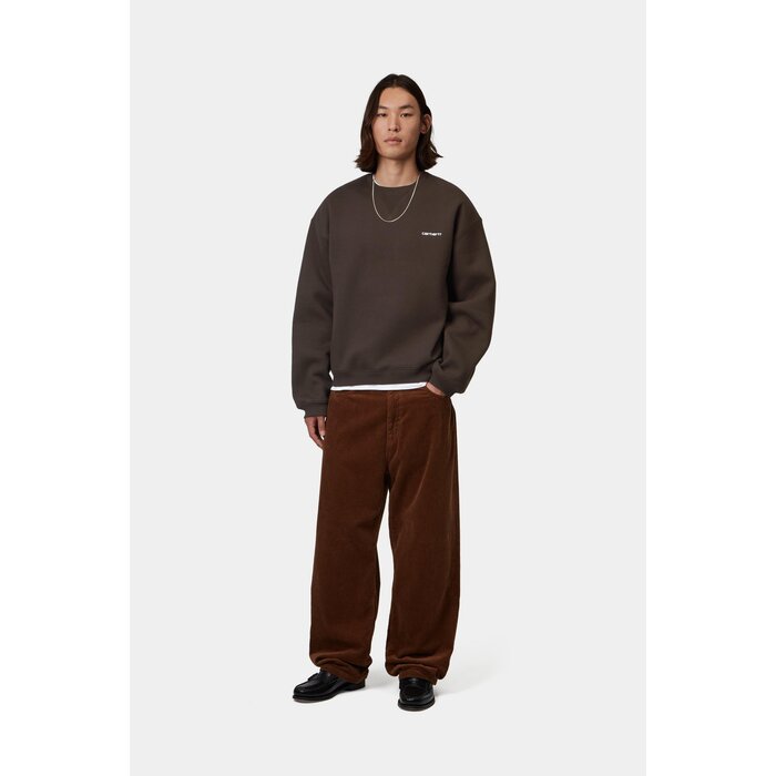 Carhartt WIP Ebbert Sweat - Tobacco/White