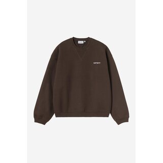 Carhartt WIP Ebbert Sweat - Tobacco/White