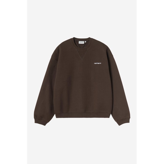 Carhartt WIP Ebbert Sweat - Tobacco/White