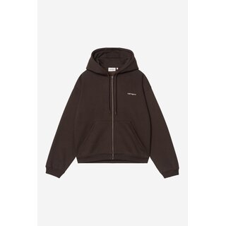 Carhartt WIP Hooded Ebbert Jacket - Tobacco/White