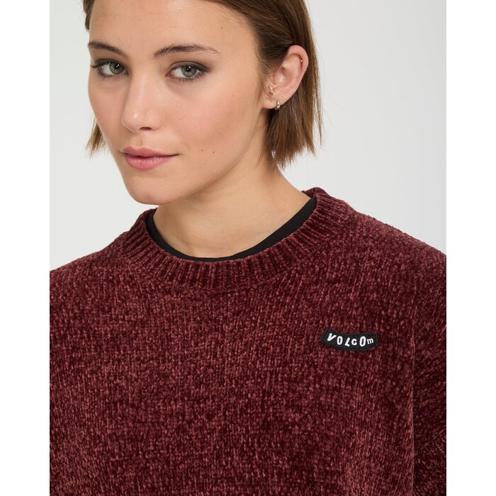 Volcom Bubble Tease Sweater - Brick