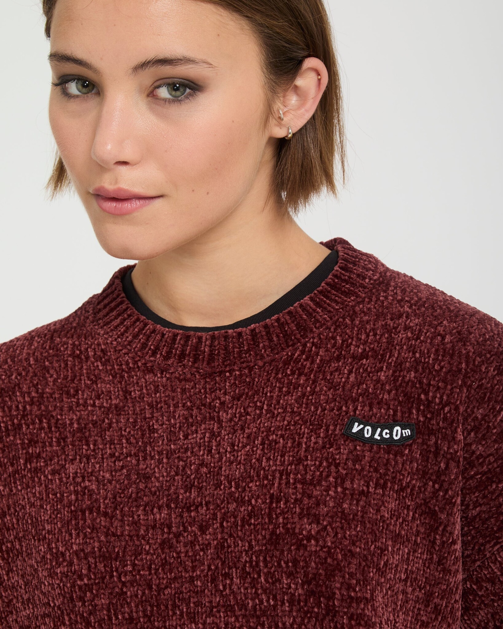 Volcom Bubble Tease Sweater - Brick
