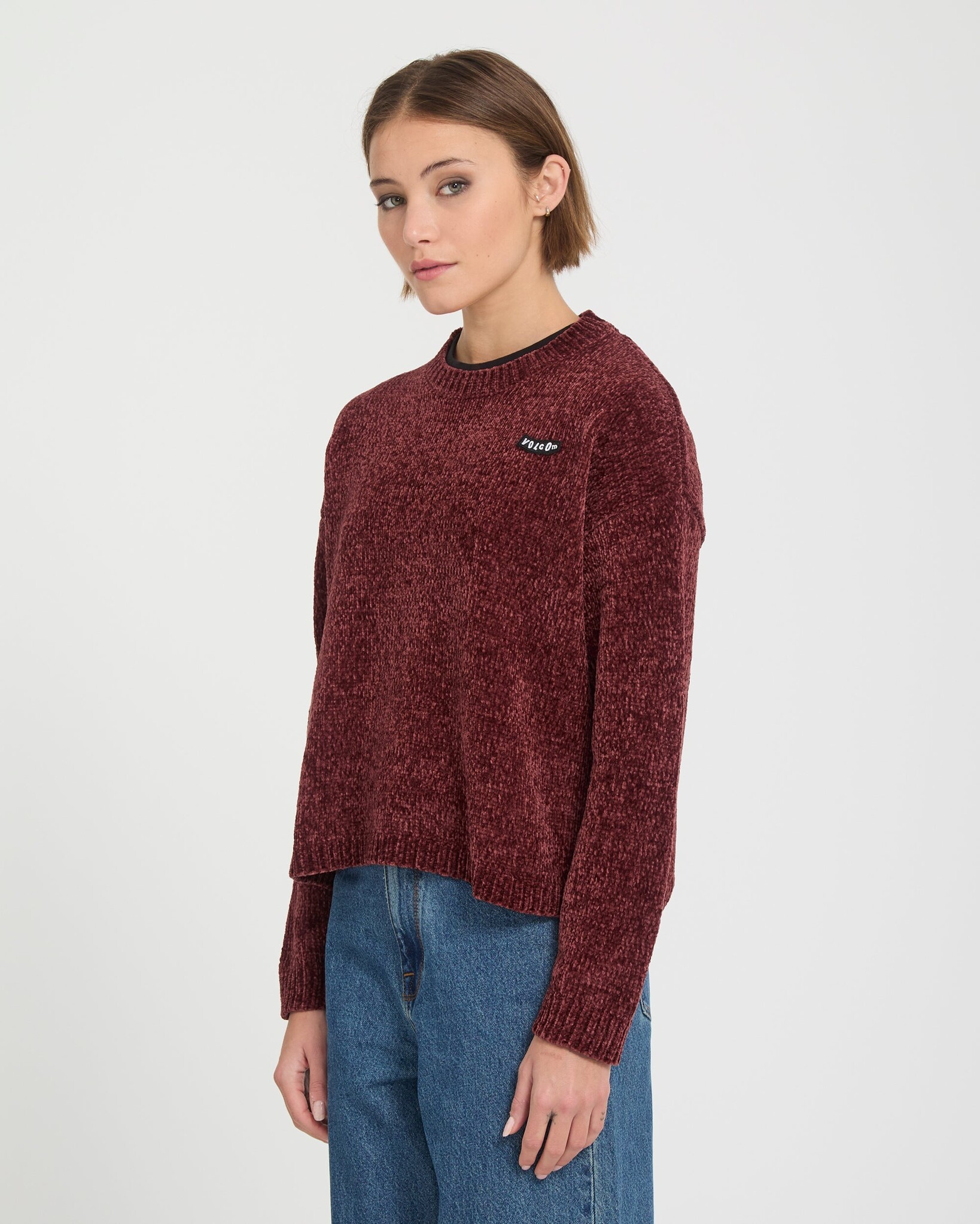 Volcom Bubble Tease Sweater - Brick