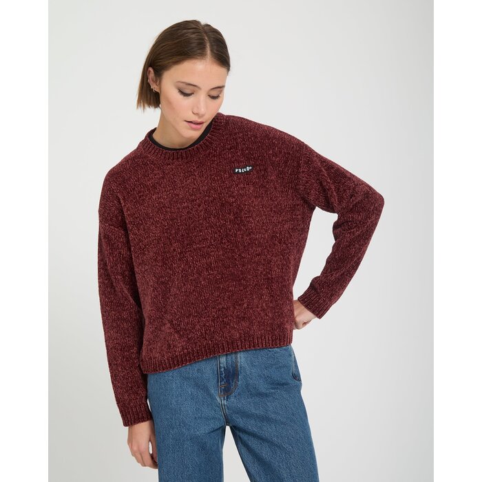 Volcom Bubble Tease Sweater - Brick