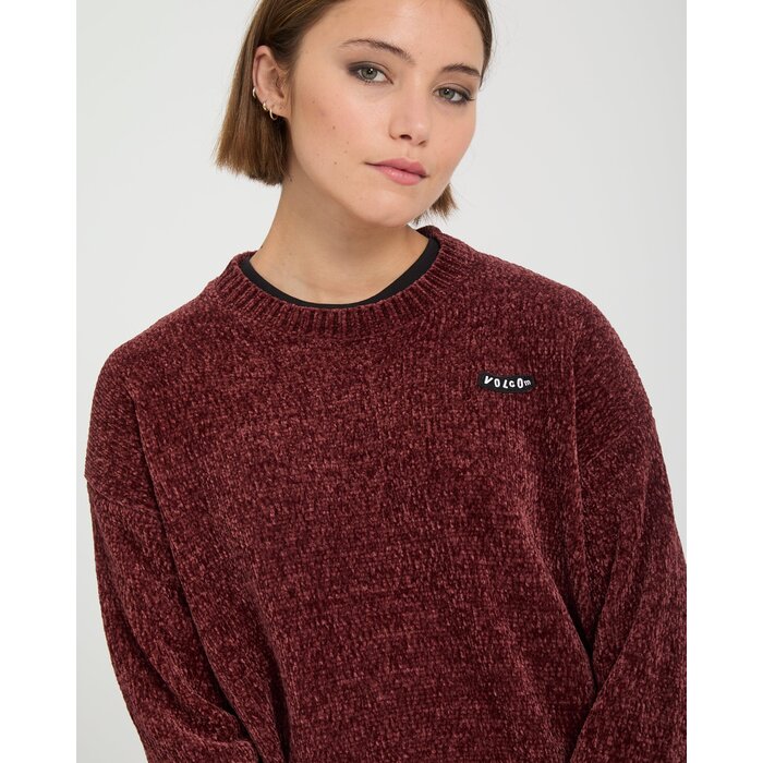 Volcom Bubble Tease Sweater - Brick