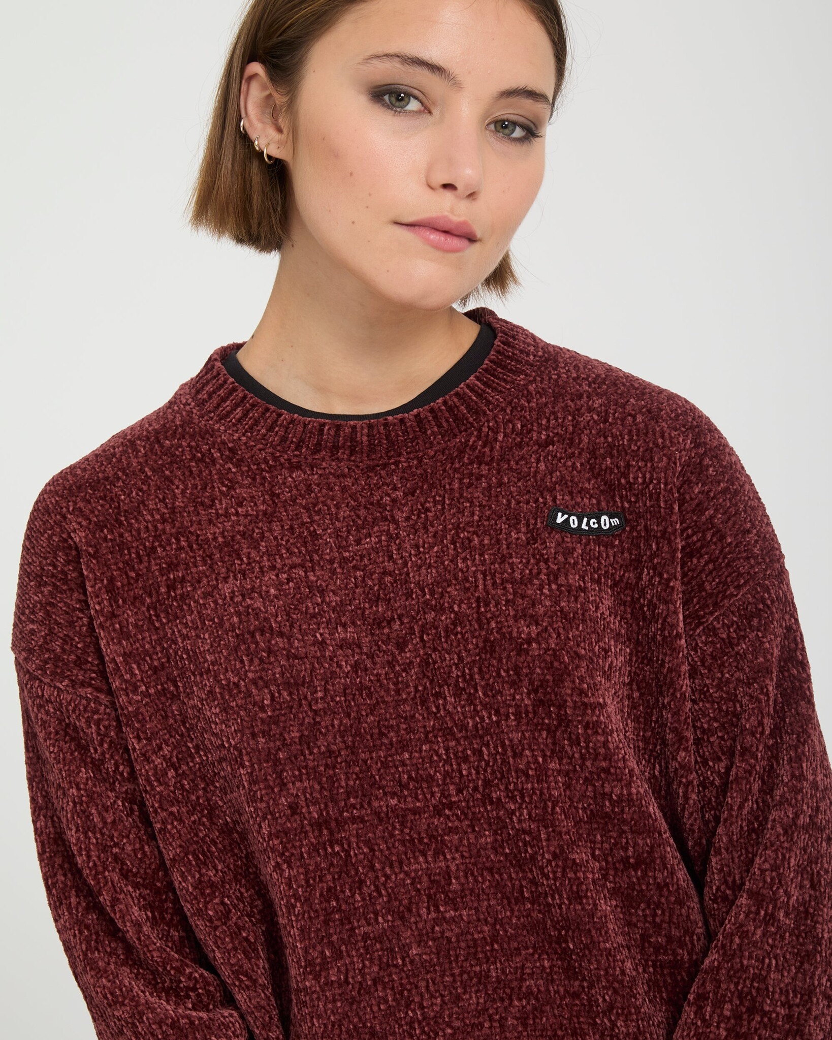 Volcom Bubble Tease Sweater - Brick