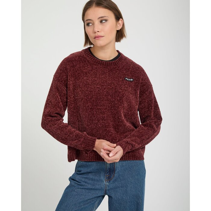 Volcom Bubble Tease Sweater - Brick