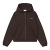 Hooded Ebbert Jacket - Tobacco/White