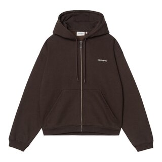 Carhartt WIP Hooded Ebbert Jacket - Tobacco/White