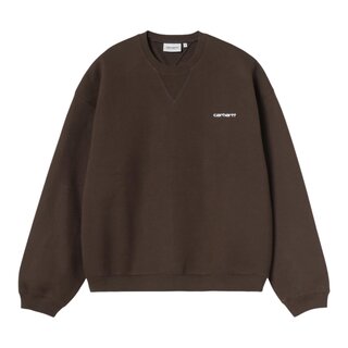 Carhartt WIP Ebbert Sweat - Tobacco/White