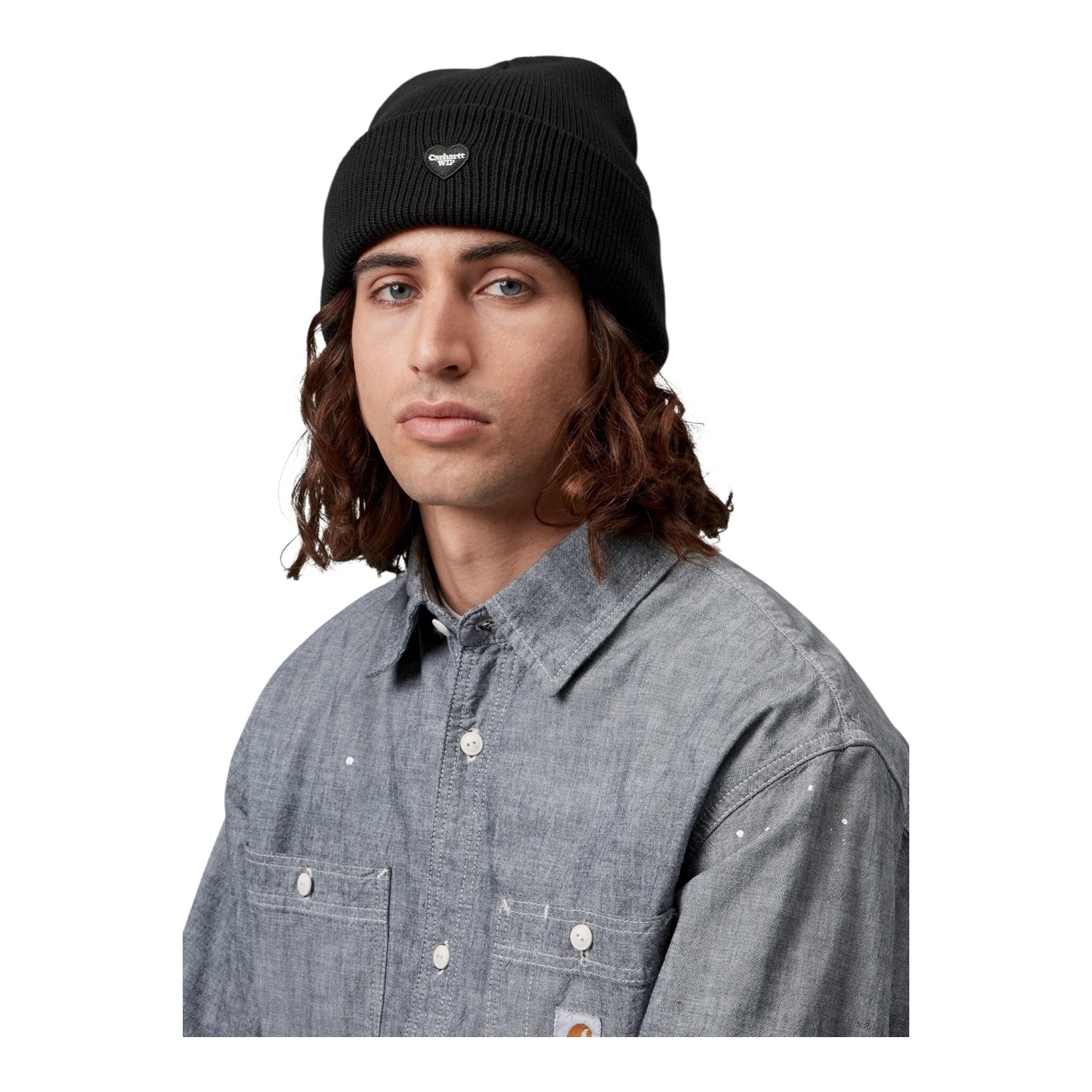 Carhartt WIP Small Heart Beanie - Black