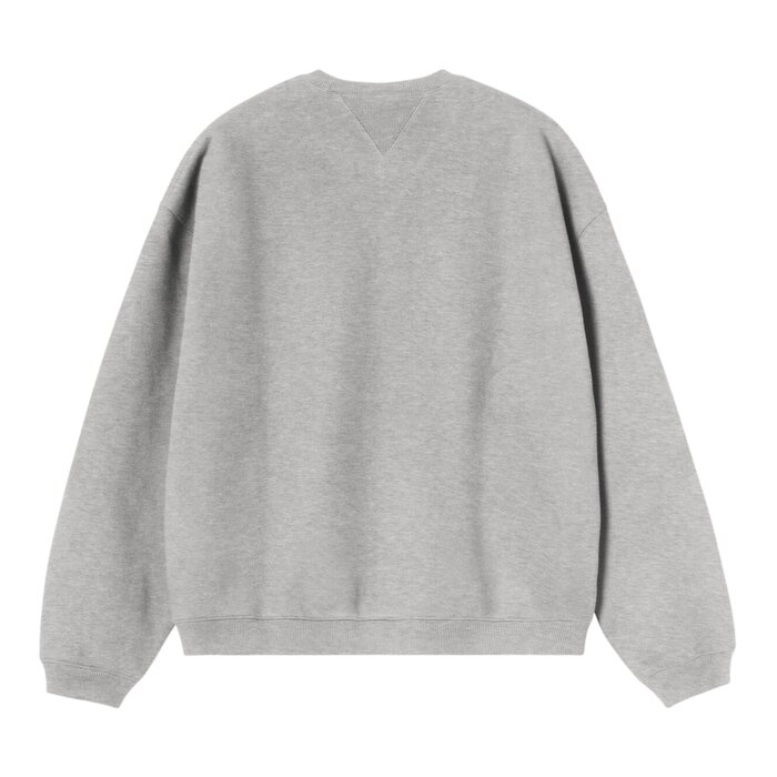 Carhartt WIP Ebbert Sweat - Grey Heather/White