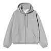 Hooded Ebbert Jacket - Grey Heather/White
