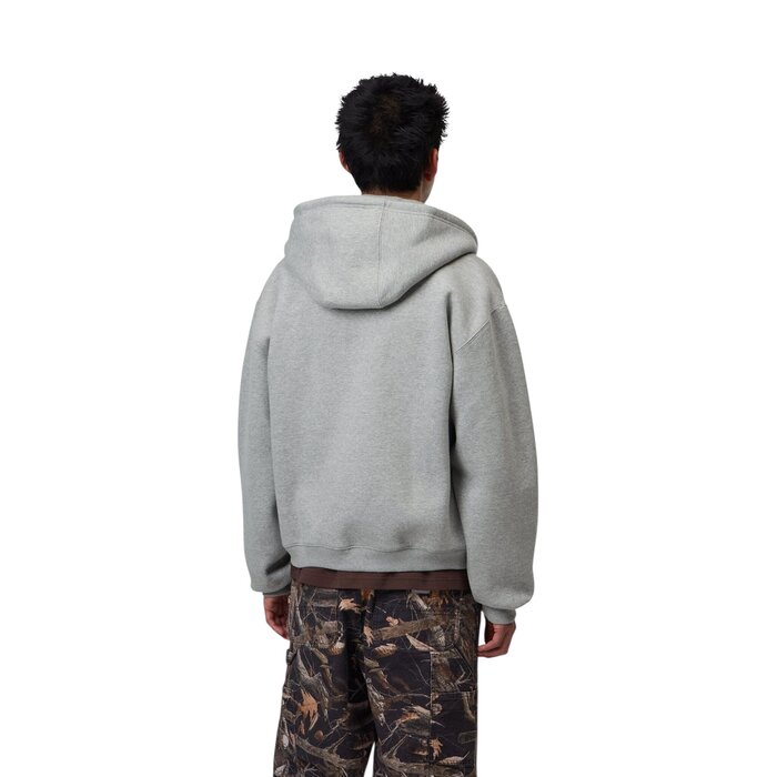 Carhartt WIP Hooded Ebbert Jacket - Grey Heather/White