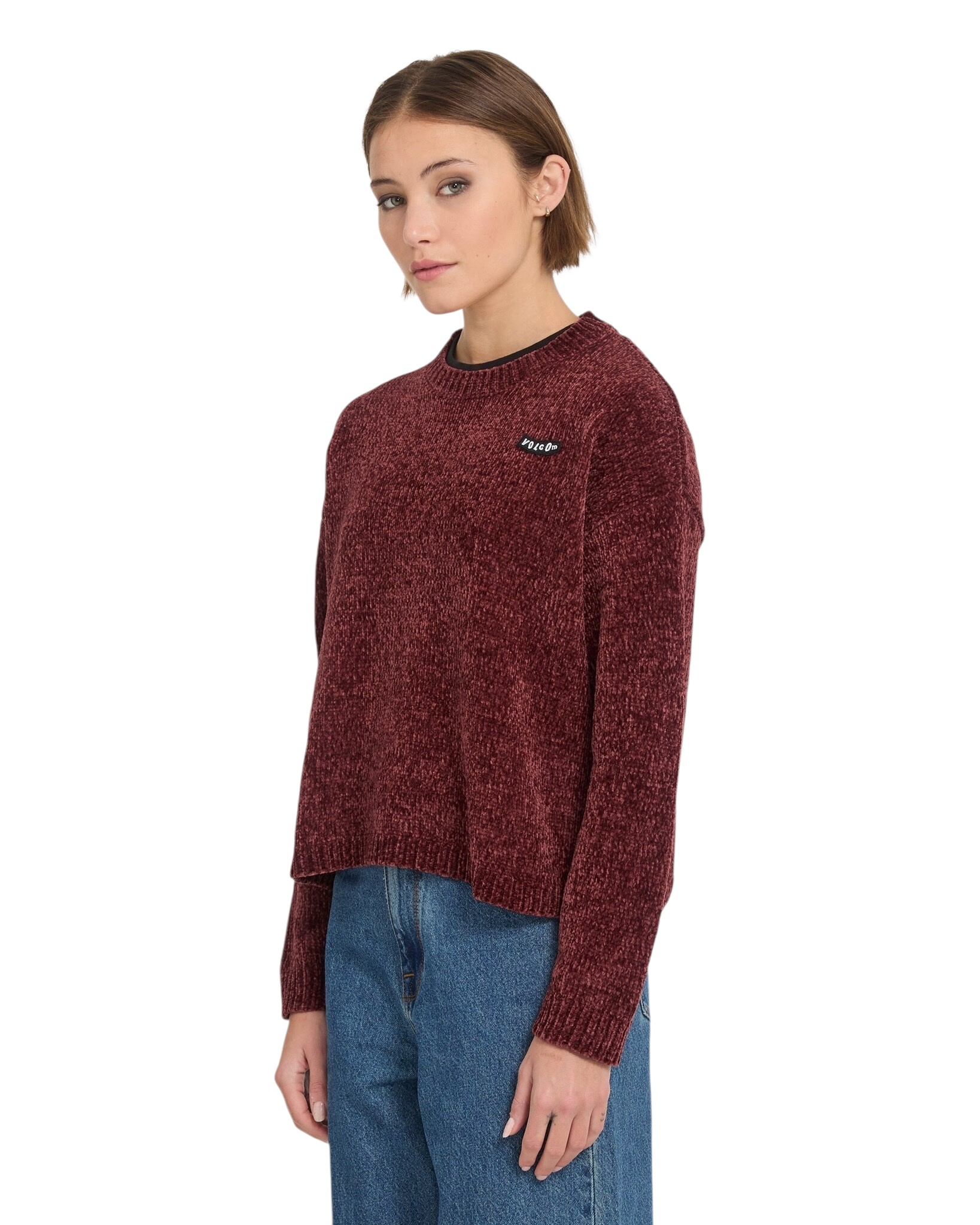 Volcom Bubble Tease Sweater - Brick