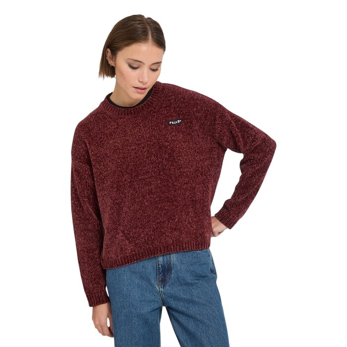 Volcom Bubble Tease Sweater - Brick