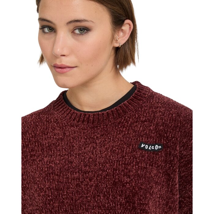 Volcom Bubble Tease Sweater - Brick