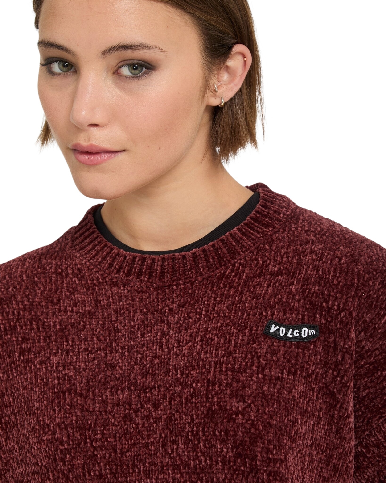 Volcom Bubble Tease Sweater - Brick