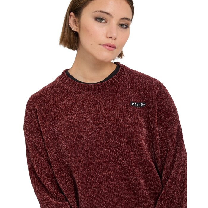 Volcom Bubble Tease Sweater - Brick