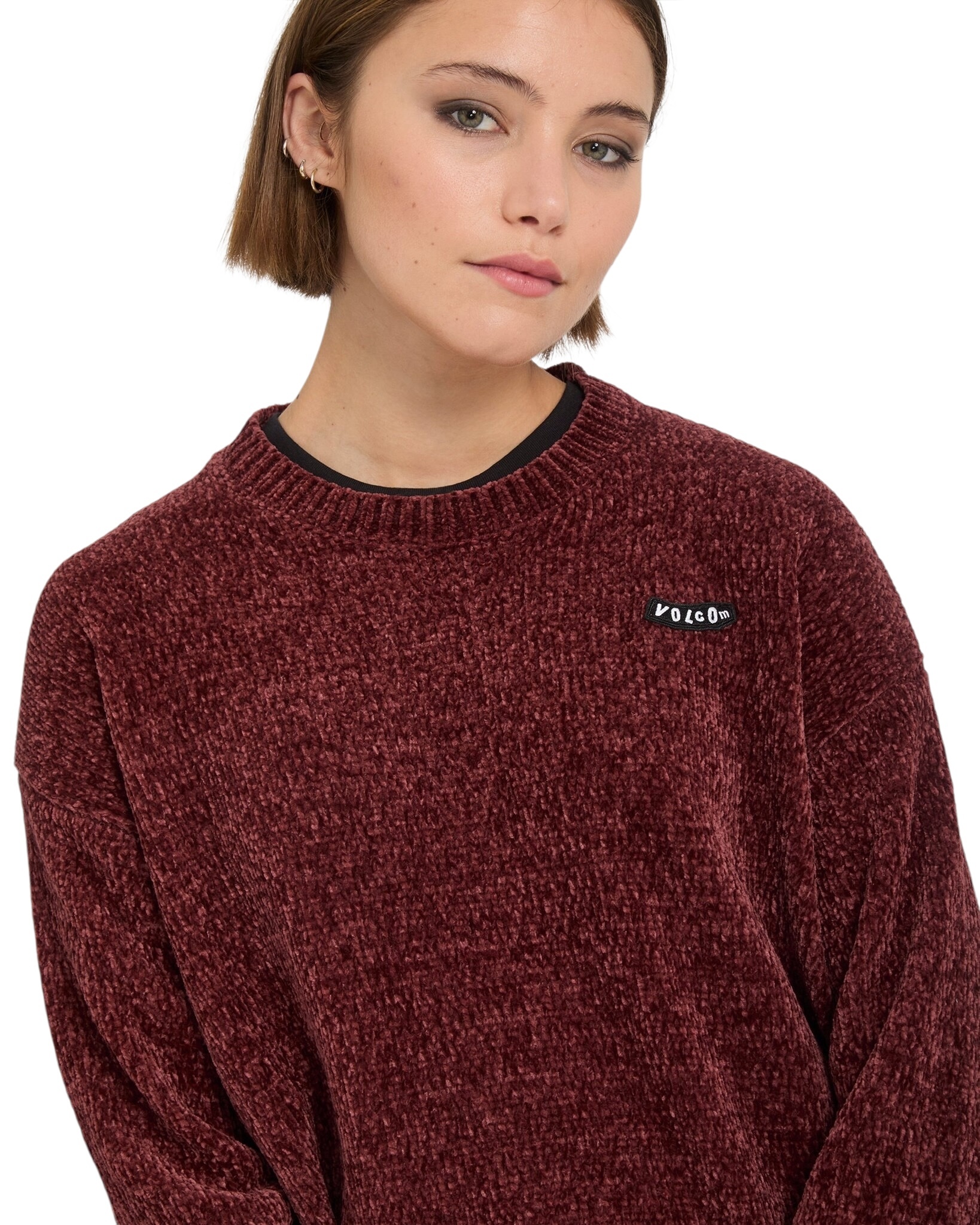 Volcom Bubble Tease Sweater - Brick