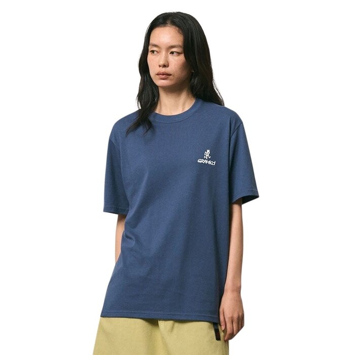 Gramicci One Point Logo Tee - Dusky Blue
