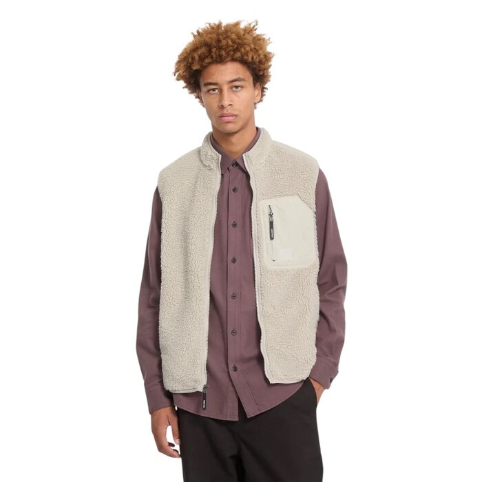 Volcom Muzzer Fuzzar Vest - Stone