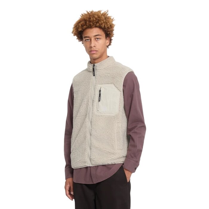 Volcom Muzzer Fuzzar Vest - Stone