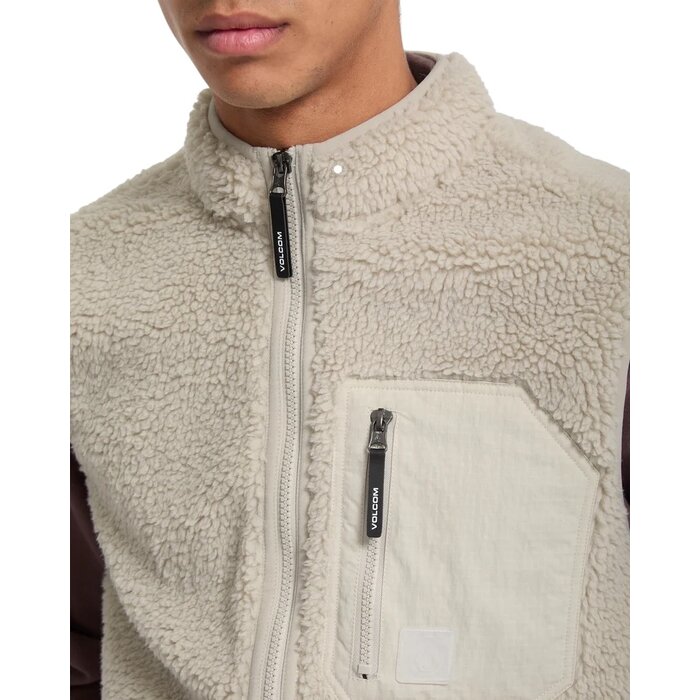 Volcom Muzzer Fuzzar Vest - Stone