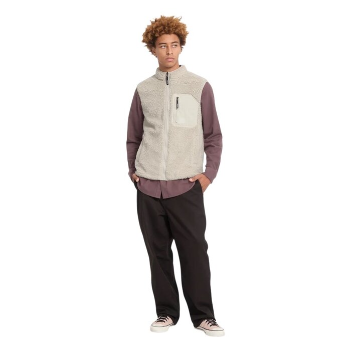 Volcom Muzzer Fuzzar Vest - Stone