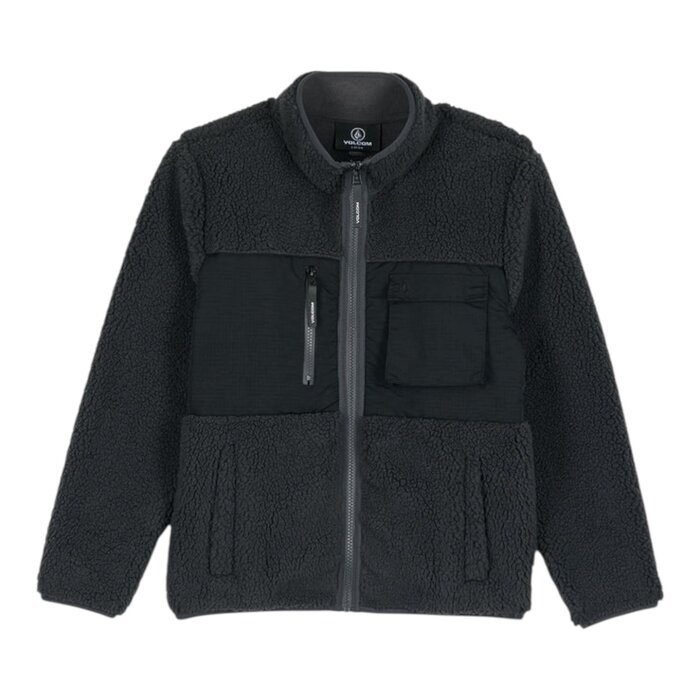 Volcom Kids Storm Stone Zip Fleece - Black